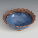 Small carved rim bowl